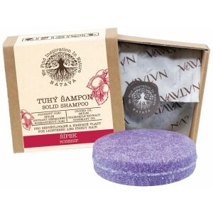 Natava tuhý šampón pre zosvetlené a kučeravé vlasy s extraktom zo šípky - Šampón