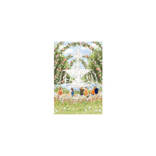 Puzzle 2D, Fontanna Wiosenna, Rolife, 1000 elementów 123401009