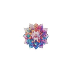 Puzzle 2D, Mystic Mandala Flower, Rowood, 200 piese 123401066 - Puzzle