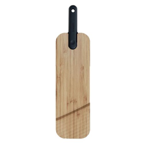 Trebonn Artu Salami 1122100 vágódeszka beépített késsel, 43x11 cm, fekete - Konyhai eszköz
