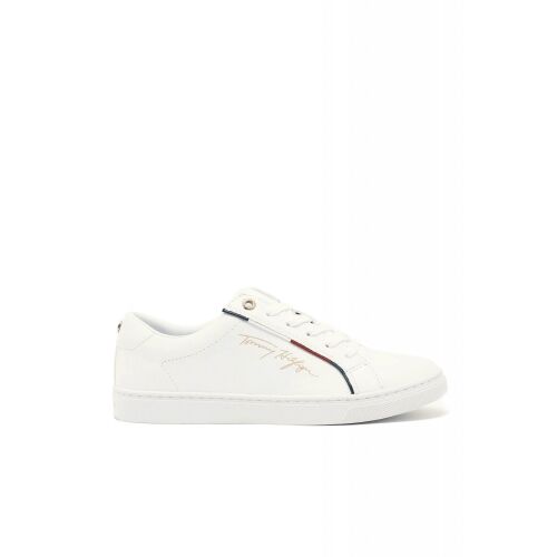 Pantofi dama Tommy Hilfiger Signature FW0FW06322 36 EU Alb