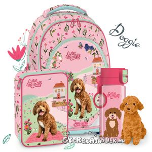 Ars Una kutyás anatómiai iskolatáska SZETT- Cuki állatok - Doggie (AU-F1) 127310720 - Ars Una