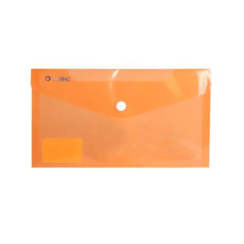 Husă pentru documente dl `cheque` patent pp bluering® transparent portocaliu