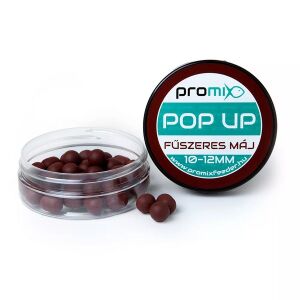 Promix pop up 10-12mm fűszeres máj 20 g 123403575 - Lebegő csali