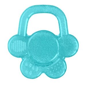 BABYONO turquoise flower cooling teether for babies - BabyOno Rattle