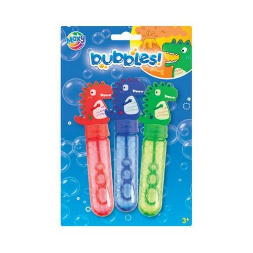 Moxy 3 db-os buborékfújó szett, dinoszauruszok Grafix 123412358