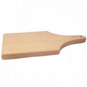 Drevená doska na krájanie s rukoväťou, 17x35 cm, bočný pohľad - Dosky na krájanie