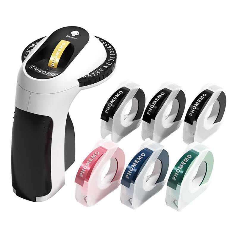 Phomemo E975 hordozható dombornyomó címkenyomtató (fekete)