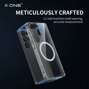 X-One Dropguard Magnetic Case Pro MagSafe-kompatibilis tok Samsung Galaxy S25 - átlátszó 123418201 - X-ONE