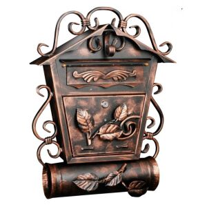 SD2TO postaláda fekete réz patinával, Fekete réz patinával 123421338 - Dekoráció