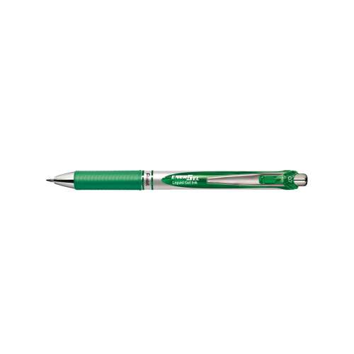 Guľôčkové gélové pero 0,7 mm, pentel energel bl77-do, farba písania zelená