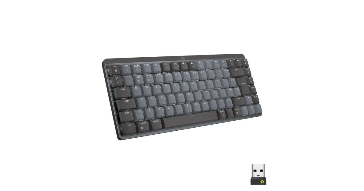 Logitech MX Mechanical Mini Clicky Mechanical Wireless Keyboard ...