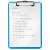 LEITZ WOW A4 Clipboard with paper, blue