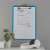 LEITZ WOW A4 Clipboard with paper, blue