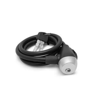Fekete kerékpár kábelzár két kulccsal - Kerékpár zár