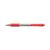 Uni Laknock Fine Red Ballpoint Pen - Ergonomic Grip