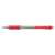 UNI Laknock Fine 0.4mm red ballpoint pen