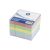 Cube in transparent holder pastel 8x8x6,5cm, bluering® 41246802