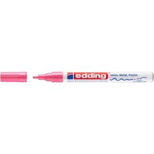 EDDING 751 lakkmarker, 1-2 mm, rózsaszín, üveg, fém, műanyag felületekre - Lakkmarker