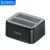 Orico 6829C3-C-EU-BK USB 3.2 Gen2 HDD Docking Station, 2x 2.5/3.5 inch HDD/SSD, black, front view