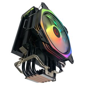 Rampage   OCTAGON C50  max 40dB  96,84 m3/h  4 pin csatlakozó 12cm  A-RGB LED CPU Cooler