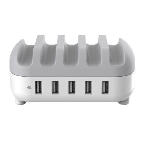 ORICO    DUK-5P-EU-WH  5x USB-A  5V2.4A x5  40W Töltő állomás Fehér 123573786