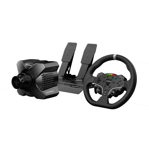 Moza Racing R3 PC Racing Simulator Set with Direct Drive Base, ES Steering Wheel, and SR-P Lite Pedals