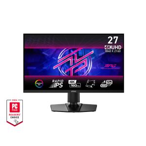 MSI MPG 274URF QD 27 hüvelykes 4K UHD 160Hz Rapid IPS Gaming Monitor, elülső nézet - Monitor