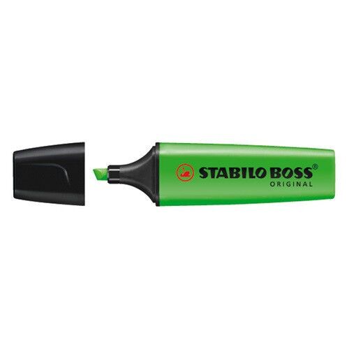 Szövegkiemelő 2-5mm, vágott hegyű, stabilo boss original zöld 170825252 - Hugo Boss