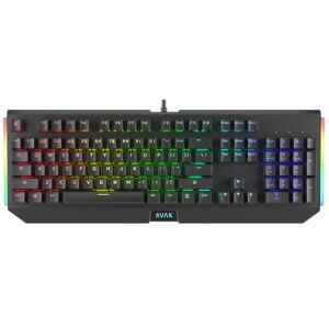 AVAX FS01 Full size mechanikus vezetékes alumínium billentyűzet Outemu piros switch 123574652 - AVAX