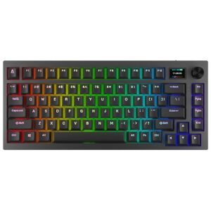 AVAX GM02 PRO 75% Gasket RGB tri-mode mechanikus billentyűzet Gateron piros switch 123574770 - AVAX