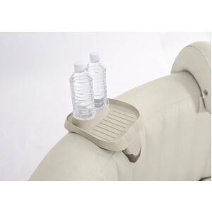 Marimex italtartó az Intex Pure Spa felfújható pezsgőfürdőkhöz, bézs színű, 2 üvegtartóval, kis polccal - Jakuzzi kiegészítő