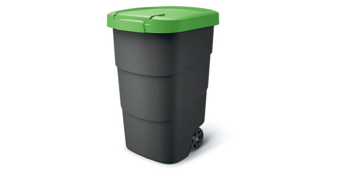 Prosperplast Wheeler 110 L Szemetes Kuka Antracit Sárga Fedé