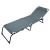 Cattara BERLIN összecsukható kemping napozóágy szürke színben, 197 x 57 cm, acél váz, gyorsan száradó szövet, 110 kg teherbírás