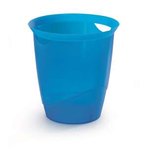 Blue 16 liter transparent trash can, durable trend - Furniture