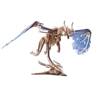 Ugears játék - 3D fa mechanikus kirakós Sárkány 123583532 - 3D puzzle