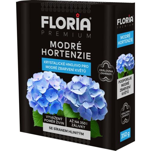FLORIA Kék Hortenzia Műtrágya, 350g, kristályos formula a ragyogó kék virágokért