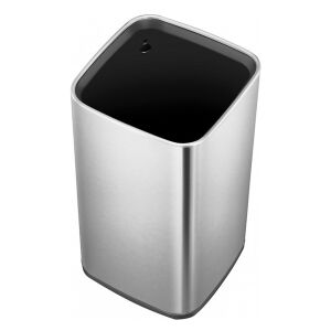 Cos de gunoi, EKO, Laguna Open Top, 12 litri, 1 compartiment, inox