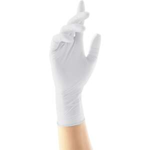 Gumové rukavice latexové bez púdru m 100 ks/box, gmt super rukavice biele 41249034 Jednorazové rukavice