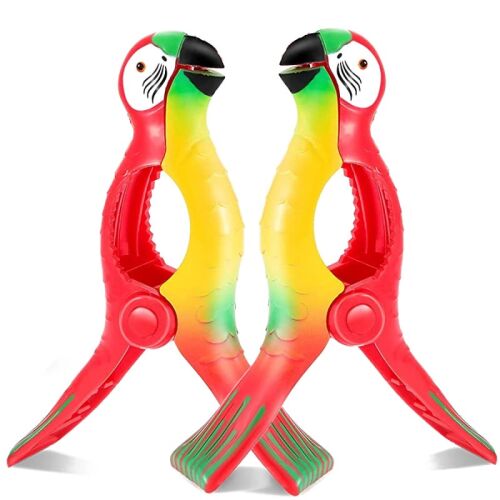 Törölközőtartó 13 cm papagájjal KLP01, 2 db 123600162