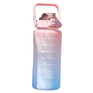 BPA-mentes sportpalack 2000 ml-es, tartós műanyag flakon vízhez és italokhoz