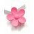 2 db virágos rózsaszín világos klipszből álló készlet 123600983