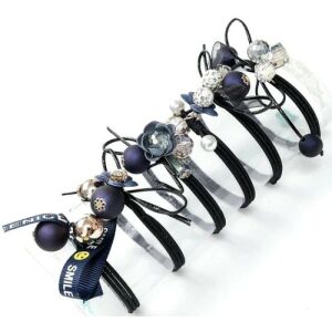 Terry Hair Scrunchis 6 db, Mérete 4-5 cm, Anyaga Fém és Műanyag