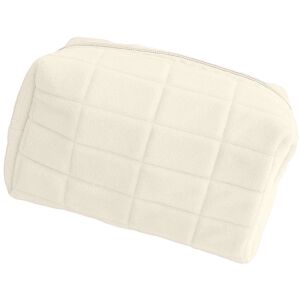 Többfunkciós kozmetikai táska tolltartó, krémes plüss, 10x9x16 cm