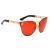Női napszemüveg macskaszem, vörös koponyával, polarizált 123601666