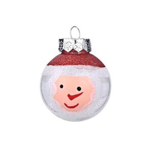 16 db-os karácsonyi dísz készlet - 5 cm átmérőjű piros golyó, csomagban 123602237 - Karácsony