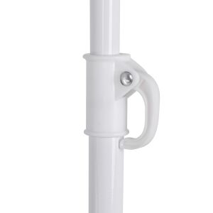 Plážový záhradný slnečník nastaviteľný 150 cm zlomené listy 123605321