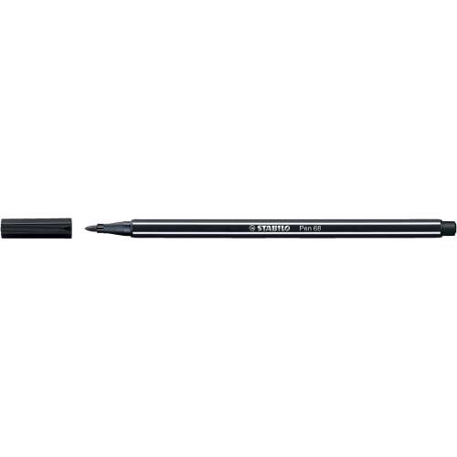 Rostirón, stilou cu vârf de pâslă 1mm, m stabilo pen 68 negru
