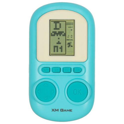 Elektronikus arcade játék hordozható konzol kék