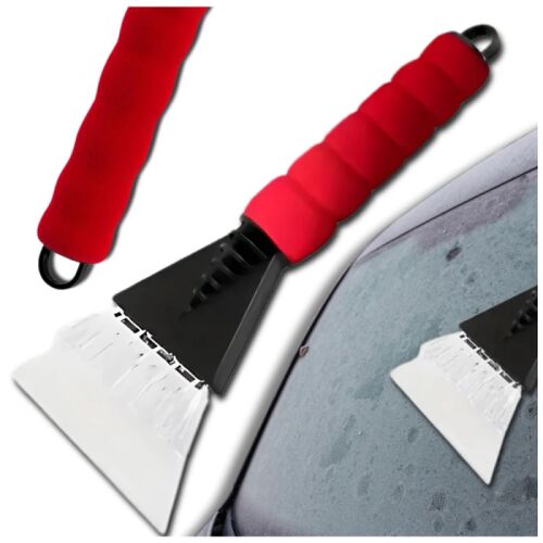 Autóüveg lehúzó fekete piros hordozható kicsi 123611980